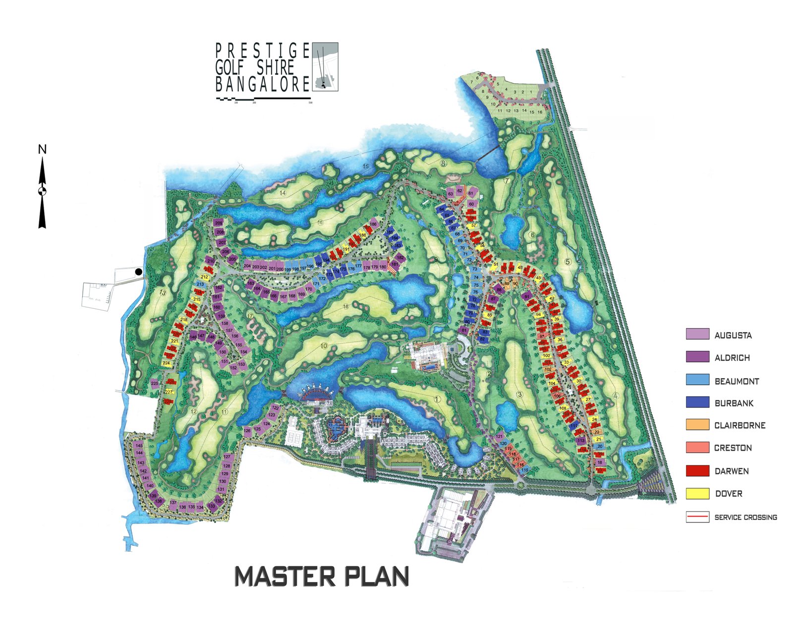 Prestige Golfshire Master Plan